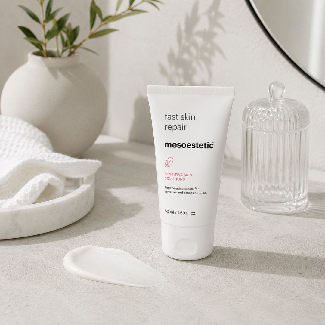 Fast Skin Repair de Mesoestetic Crema Facial para pieles sensibles