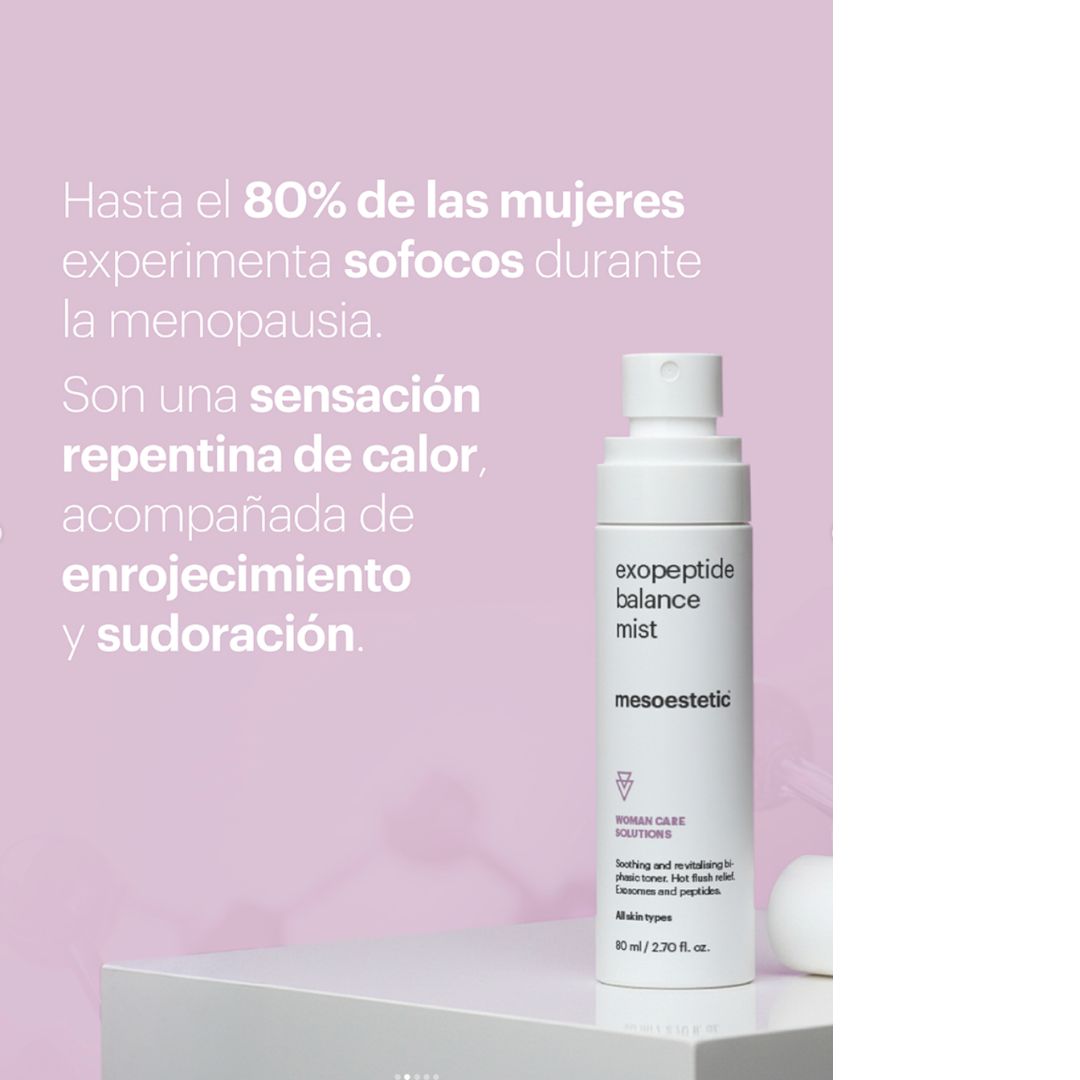 sofocos en menopausia, enrojecimiento y sudoración