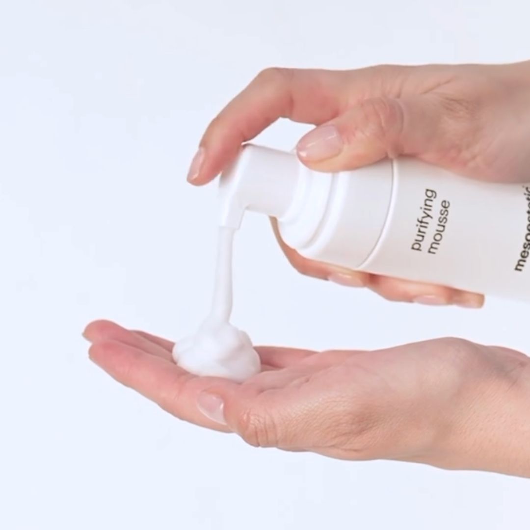 Limpiador para pieles grasas purifying mousese de mesoestetic