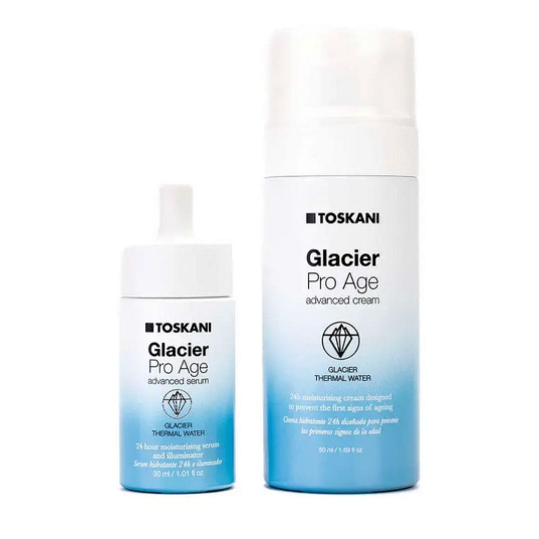 glacier pro age cream y serum de toskani